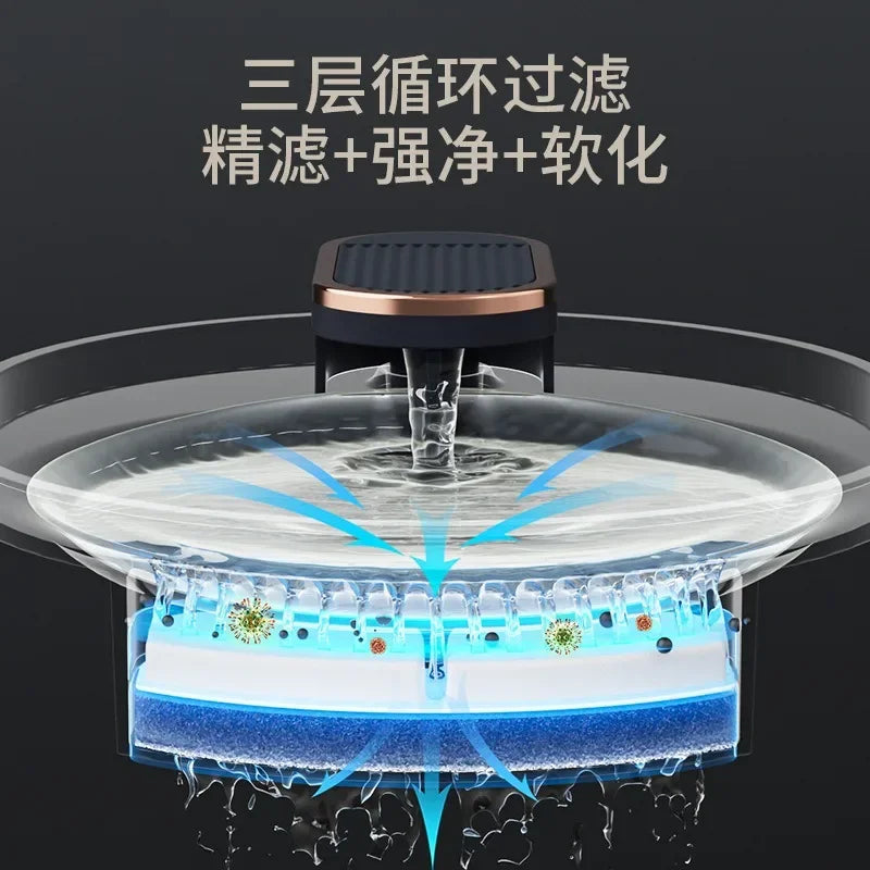 3000Ml Cat Water Fountain Ultra-Quiet Pet Cat Water Dispenser&Burnout Prevention Pump Automatic Cat Drinker Pet Supplies