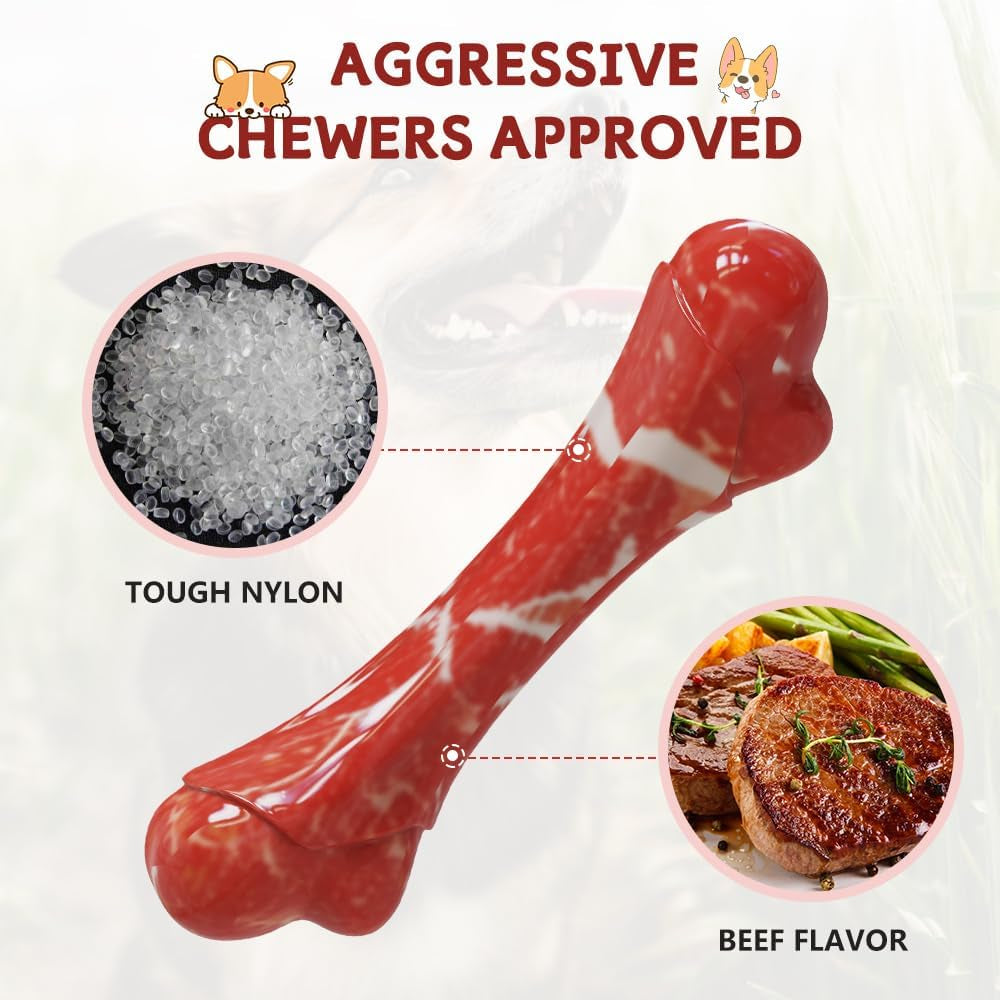 Dog Toys for Aggressive Chewers Large Dogs Indestructible Dog Chew Toys Tough Ny