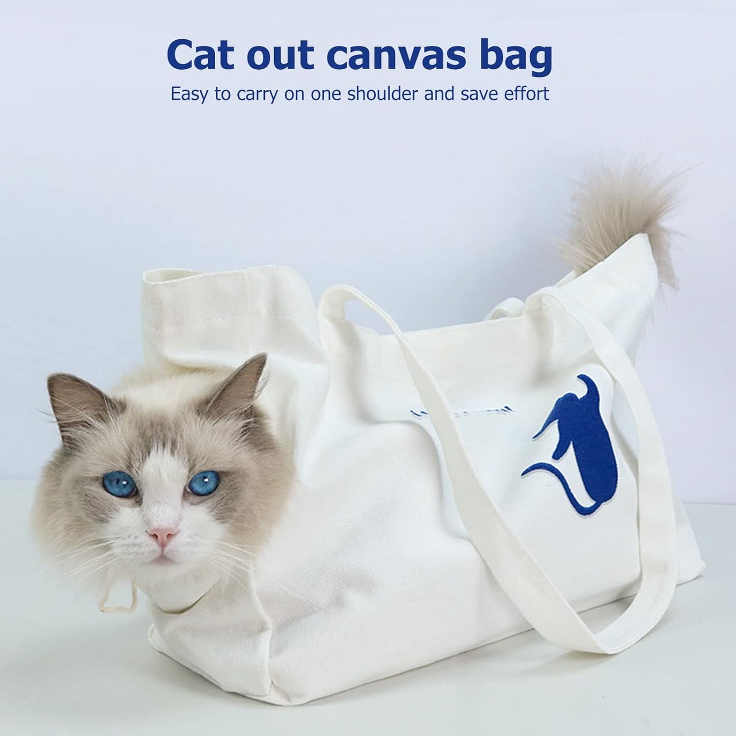 Cat Carrier, Dog Carrier Pet Carrier Foldable Premium Oxford Cloth Dog Purse Portable Bag Carrier for Small to Medium Cat and Small Dog