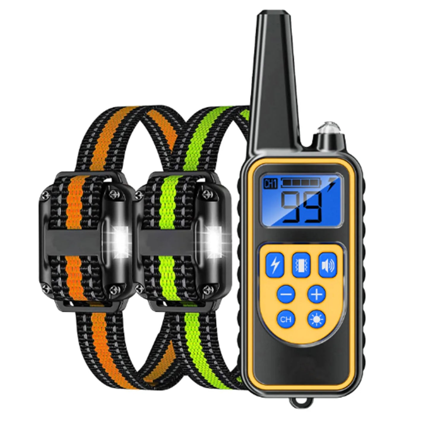 Dog Training Collar with Remote, Waterproof Shock Collar for Large Medium Small Dogs, Training Collar Fo Smart Dog Shock Collar