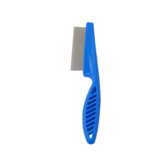 Pet Flea Comb for Cats and Dogs Tear Stain Fine Tooth Pet Eye Comb Brush Metal Tick Grooming Hair Comb for Puppy Dogs