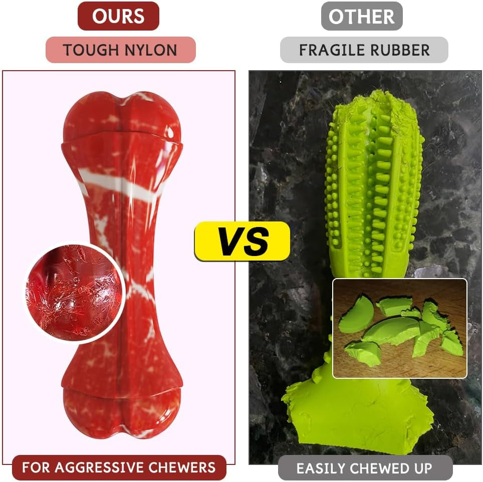 Dog Toys for Aggressive Chewers Large Dogs Indestructible Dog Chew Toys Tough Ny