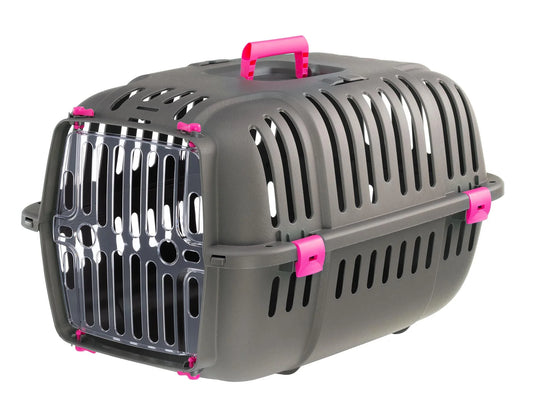 Jet Pet Carrier: Value Dog Carrier Suitable for "XS" Dog Breeds & Small Cats, 22L X 14.5W X 13H , Fuchsia