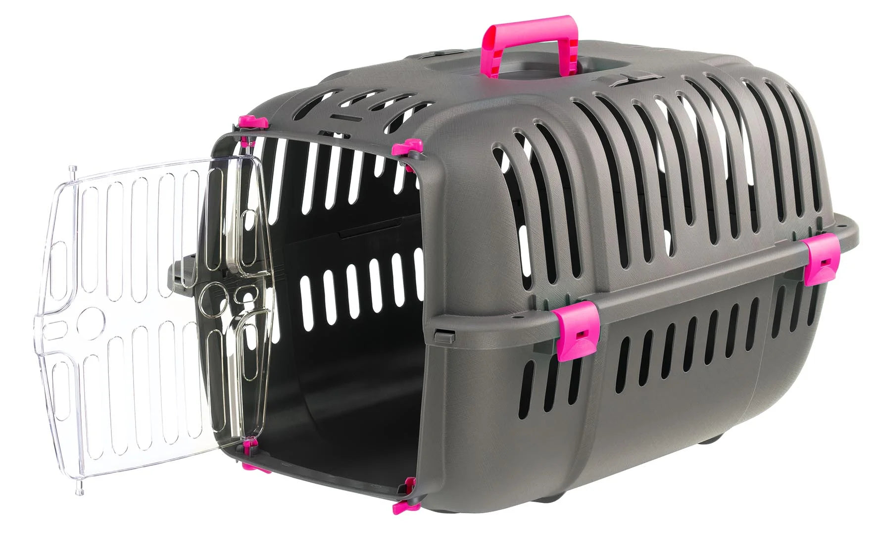 Jet Pet Carrier: Value Dog Carrier Suitable for "XS" Dog Breeds & Small Cats, 22L X 14.5W X 13H , Fuchsia